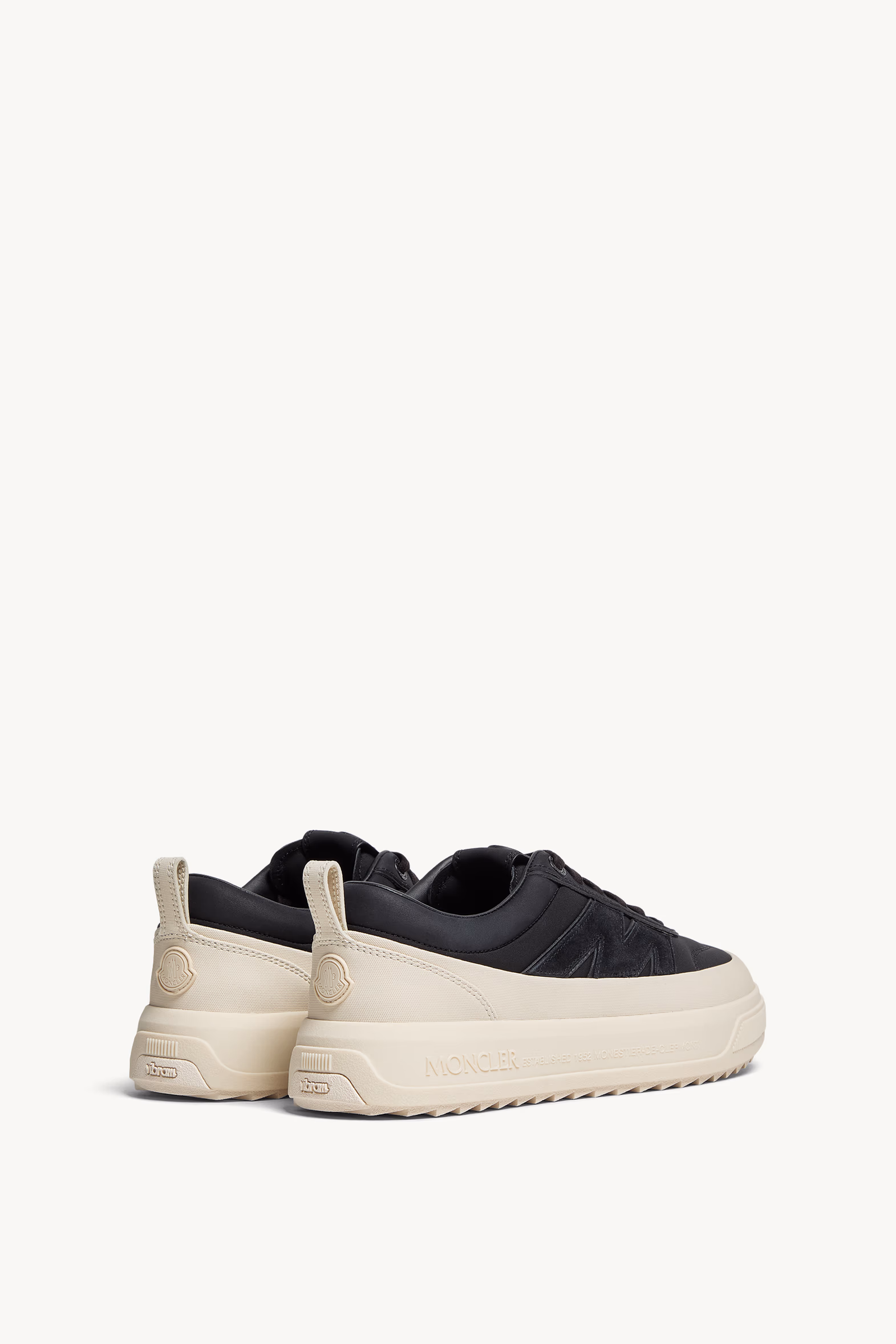 Sneakers en nubuck et daim Moncler Altive Hommes Noir Moncler 5